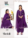 Shefali By Blue Hills Vichitra Silk Kurti With Bottom Dupatta Wholesalers In Surat